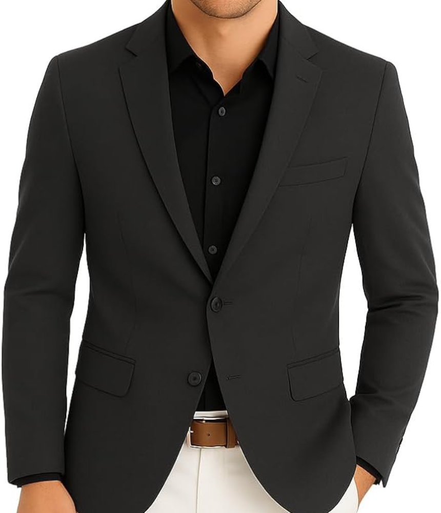 Koll Alfaitaria Blazer Masculino Linho Slim 2 Botões Premium