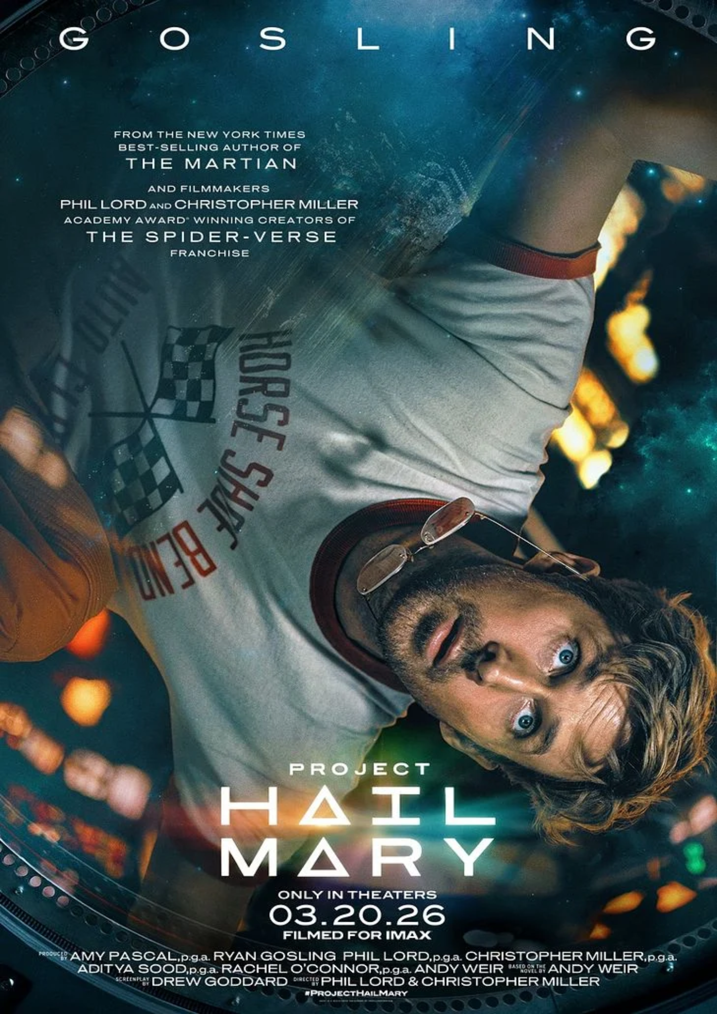 Novo filme de Ryan Gosling, O Devorador de Estrelas
