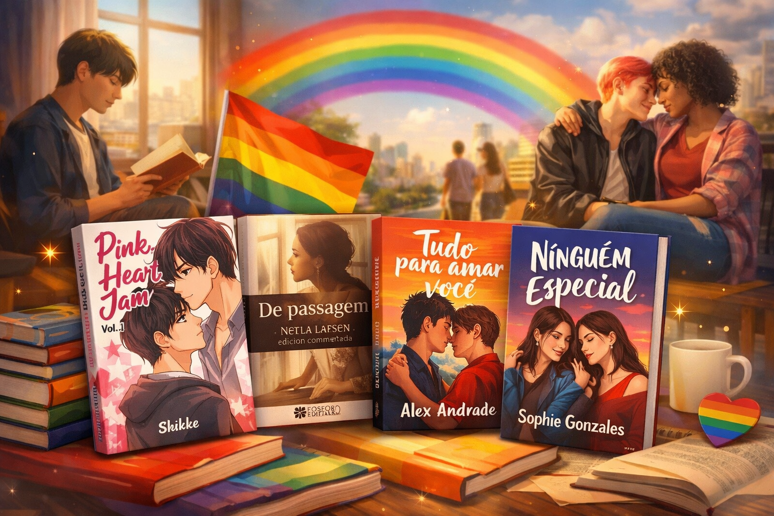 Novos livros LGBTQIA+ no Brasil em 2026 ganham força no mercado editorial e ampliam o debate sobre diversidade no país